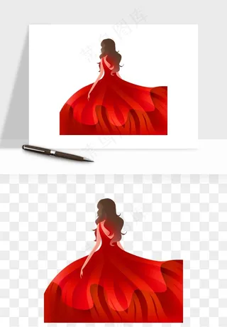 手绘女神女王妇女png免抠