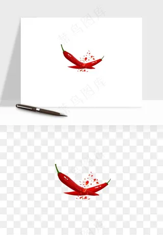 红辣椒尖椒png免抠