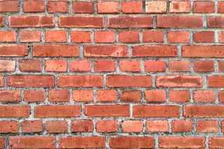 红色砖块墙面图片