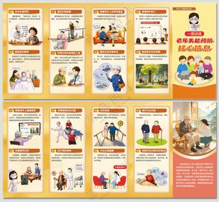 老年失能预防核心信息16条