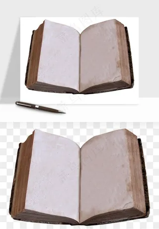 翻开书籍打开书本png免抠