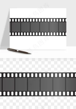 电影黑胶胶片png免抠