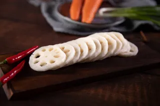 莲藕切片食材背景素材