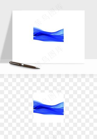 科技飘带波浪线条矢量png免抠