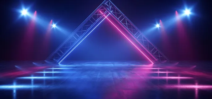 科技背景、舞台背景、彩色线条、炫酷背景、科技、炫酷、游戏背景