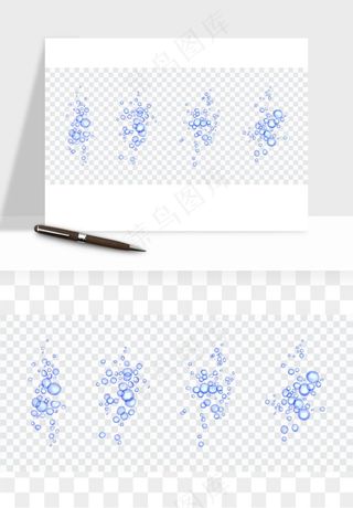 彩色气泡肥皂泡矢量png免抠