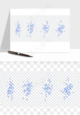 彩色气泡肥皂泡矢量png免抠