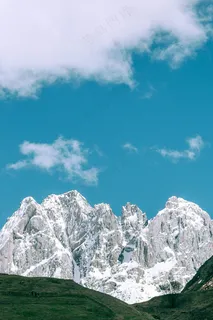 雪峰凌云自然风·蓝白绿·装饰之选 雪峰凌云自然风·蓝白绿·装饰之选