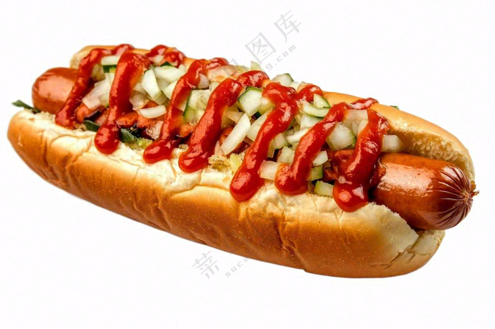 三明治汉堡摄影图免抠