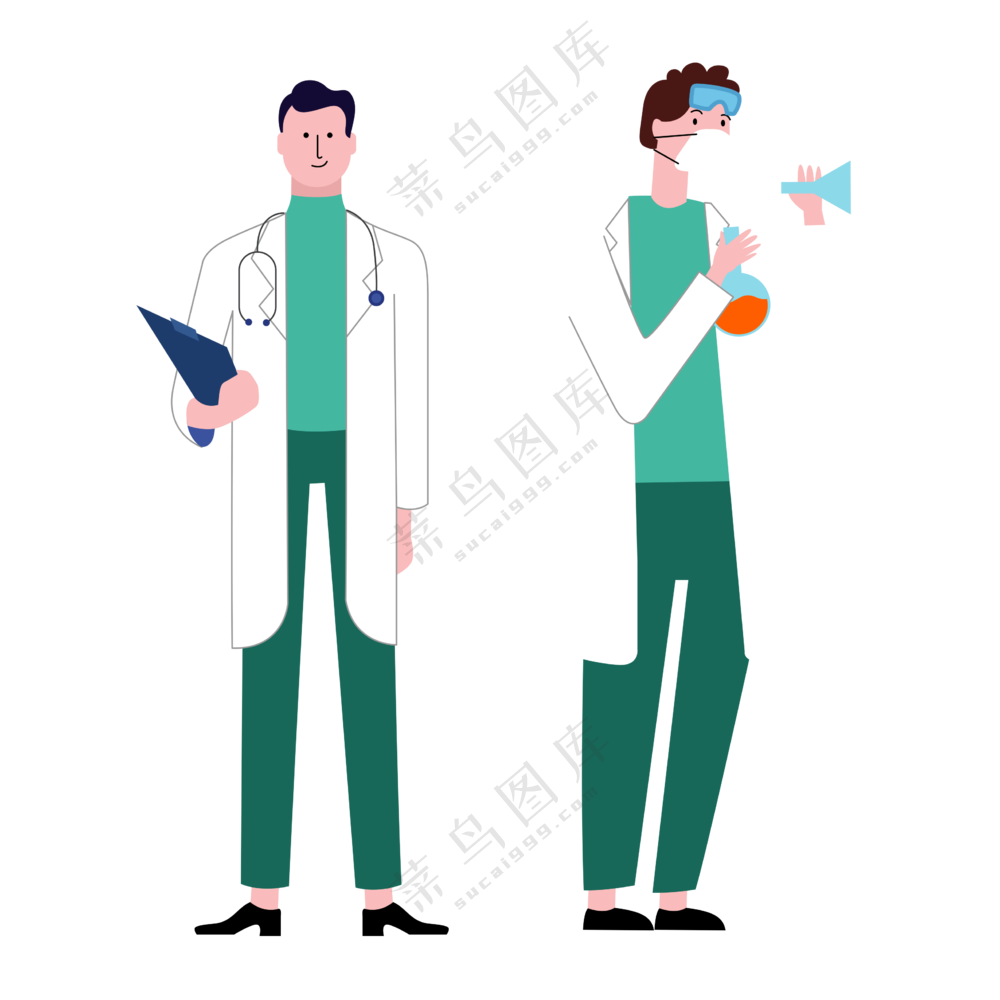 卡通医护人员 (4)