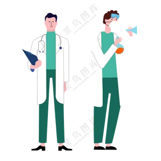 卡通医护人员 (4)