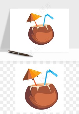 沙滩游泳度假休闲png免抠