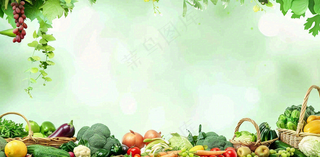 农林蔬果生鲜店水果店蔬菜店背景