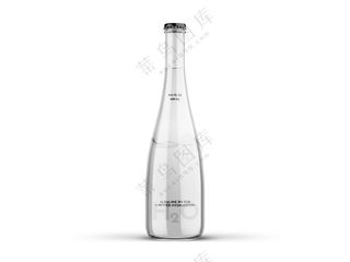 高端透明矿泉水瓶包装样机塑料瓶子VI