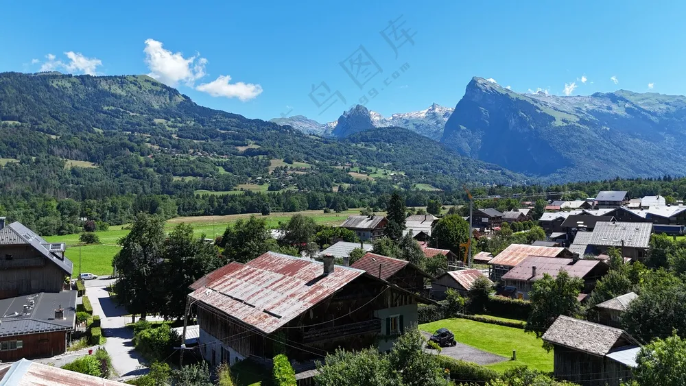 阿尔卑斯山区村庄