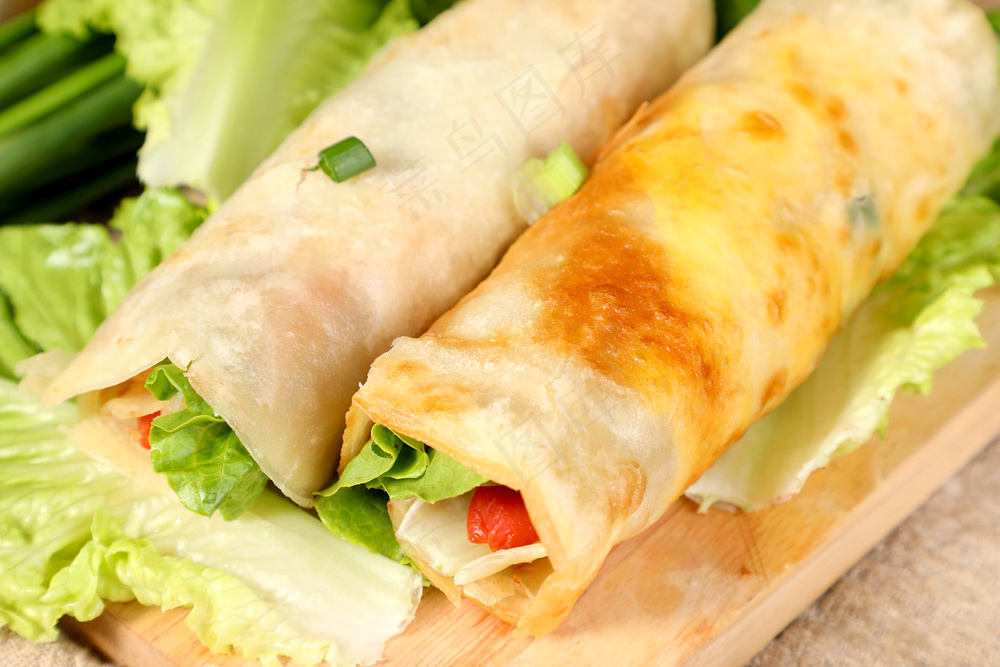 鸡蛋灌饼美食图片