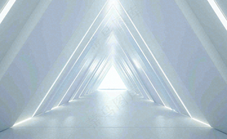 数码科技线光几何背景