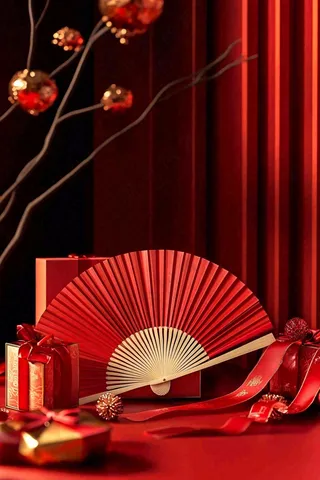 年货节促销电商背景