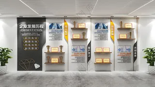 企业文化墙设计广告设计