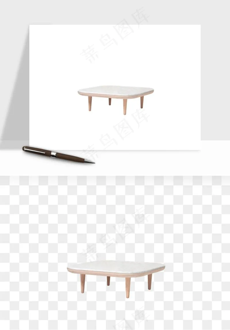 现代时尚桌子家具png免抠