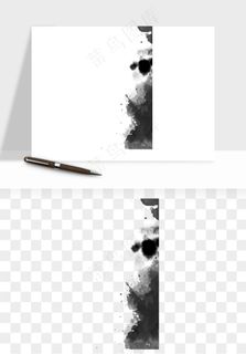 墨迹水墨圆圈圆环边框 墨迹水墨圆圈圆环边框