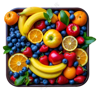 免扣素材水果拼盘