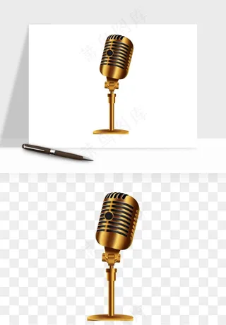 话筒直播麦克风png免抠