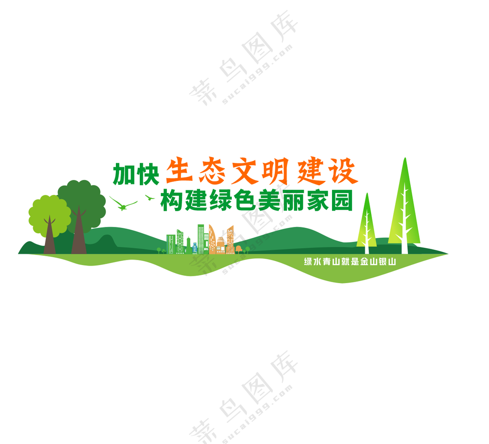 生态文明建设文化墙