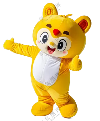 免抠卡通玩偶吉祥物促销人物