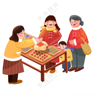 2025摆摊插画欢庆海报