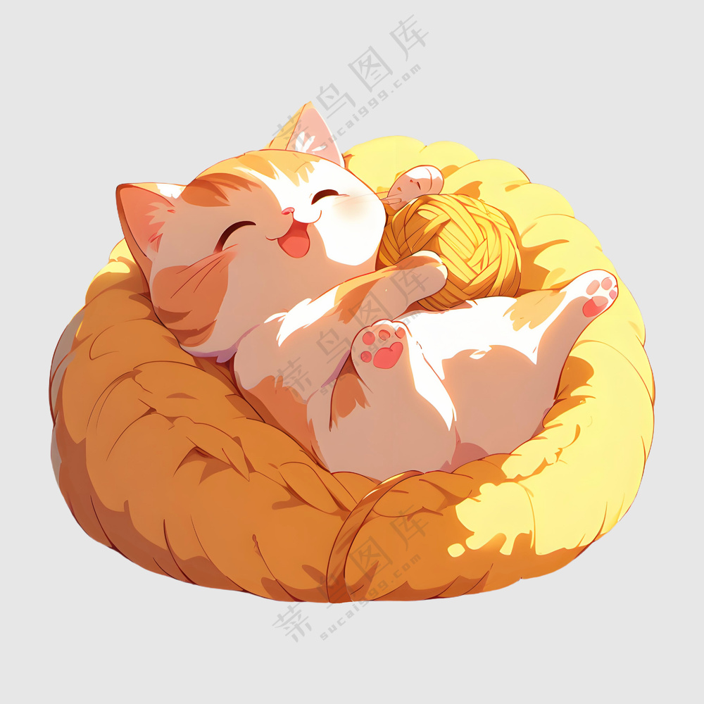 可爱小猫卡通图