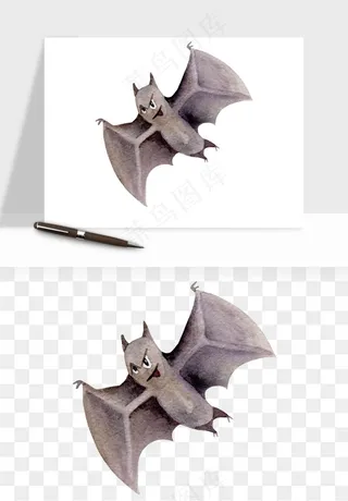 卡通蝙蝠png免抠