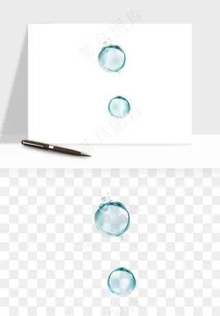 细胞水分子DNA精华成分png免抠