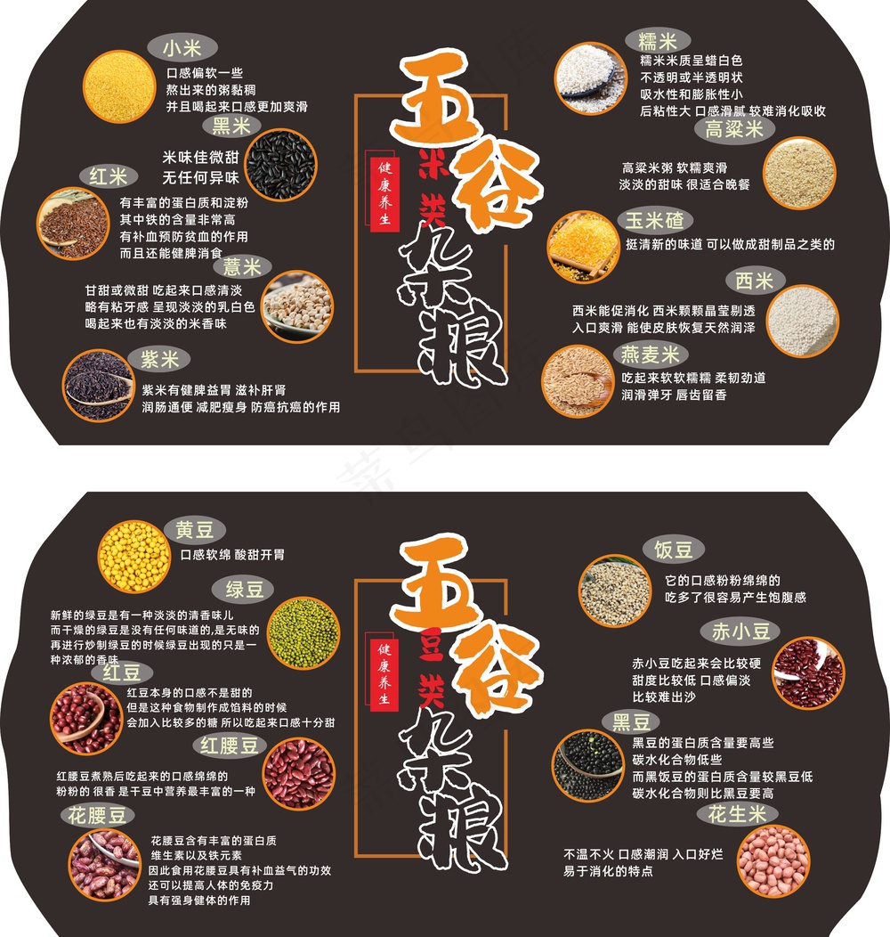 五谷杂粮吊牌