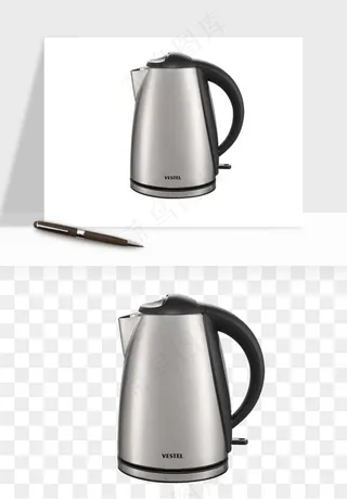 开水壶png免抠