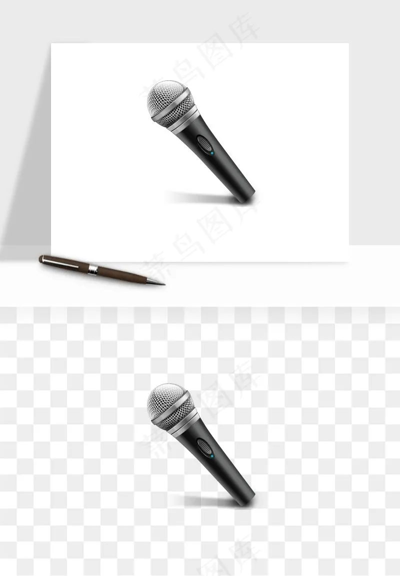 话筒直播麦克风png免抠