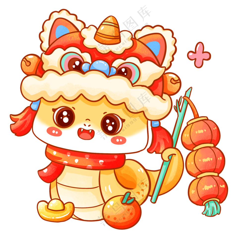 蛇卡通素材  免扣素材