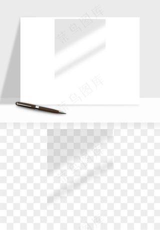 阴影植物窗户投影免抠元素