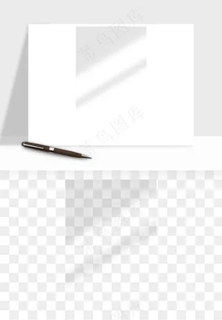 阴影植物窗户投影免抠元素