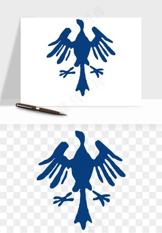 青花瓷花纹花卉图案png免抠