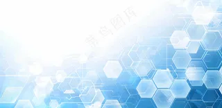 浅蓝色科技背景