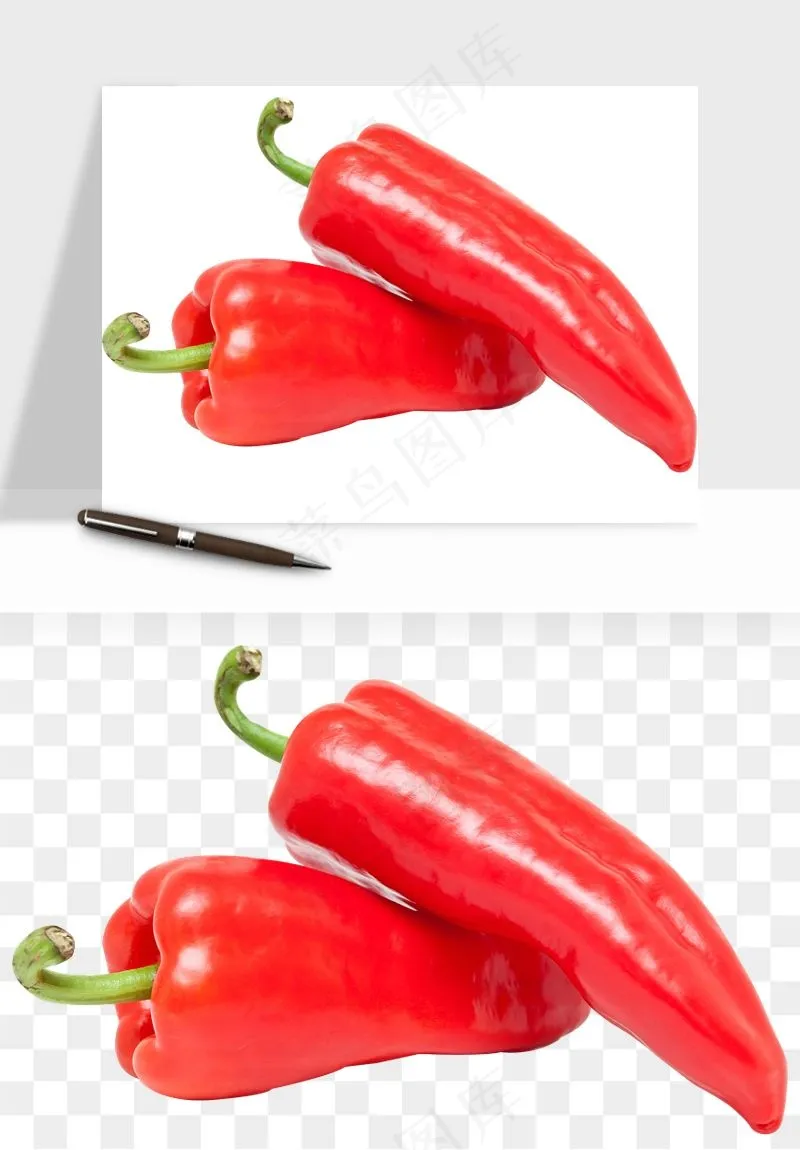 红辣椒尖椒png免抠