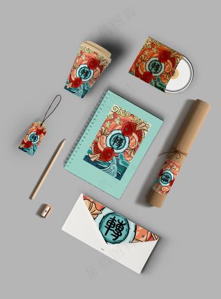 中国风文创品牌样机-10