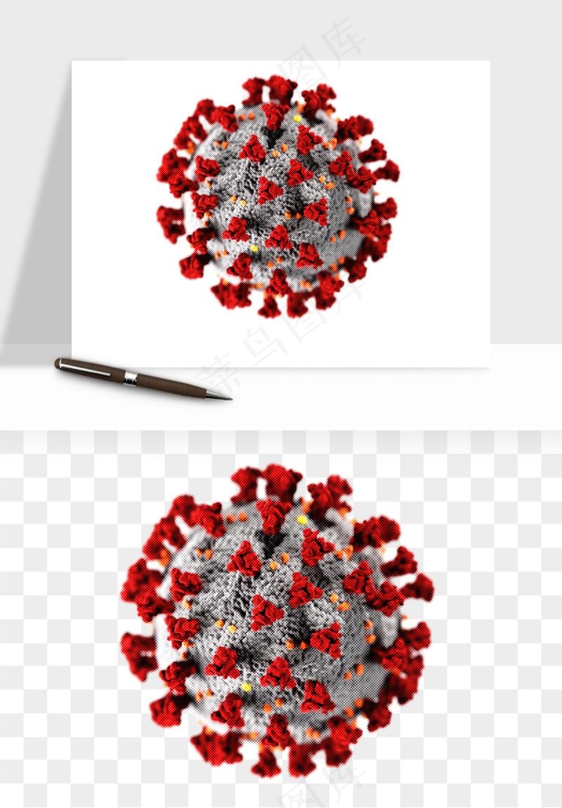 病毒细菌癌细胞png免抠