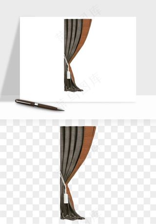 窗帘幕布帷幕png免抠