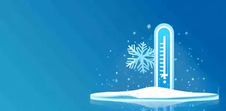 暴雪预警通知公告背景