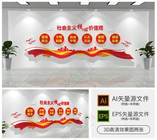 *核心价值观文化墙