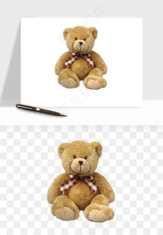 泰迪熊玩具熊png免抠