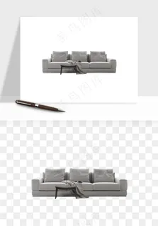 现代沙发家具png免抠