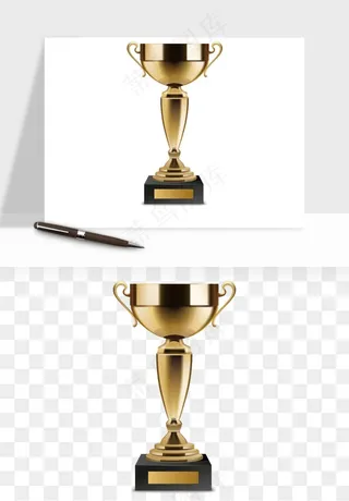 荣誉奖杯冠军金奖png免抠